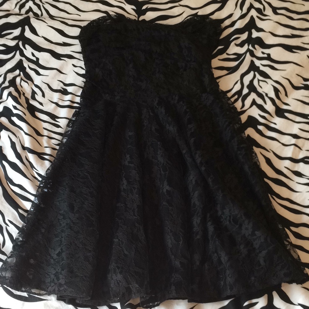 Express Black Lace Dress